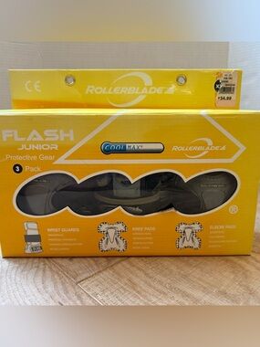 Rollerblade Flash Junior Protective Gear 3 Pack knee & elbow pads, wrist guards